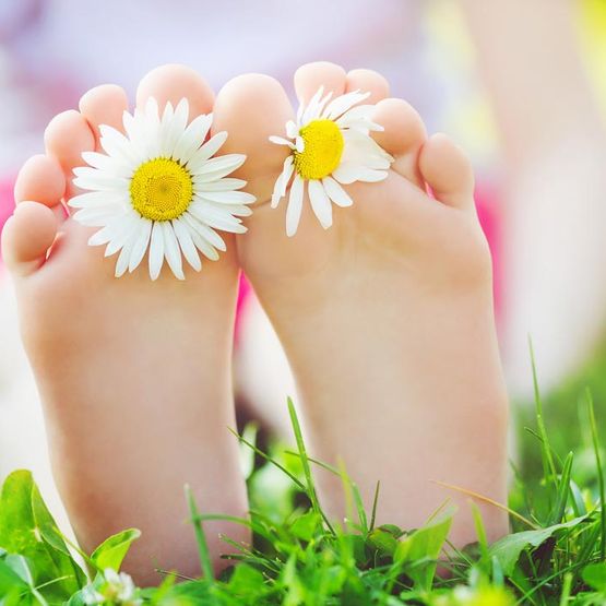 Podosoria La Clínica del Pie pies con flores 